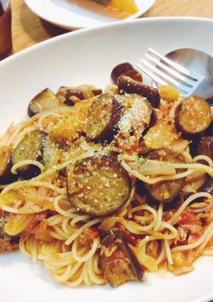 ツナと夏野菜のパスタ-レシピのメイン写真