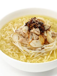 きのこと鶏のガーリック塩炒め麺-レシピのメイン写真