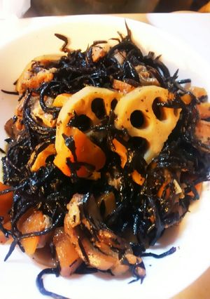 圧力鍋de蓮根ひじき-レシピのメイン写真