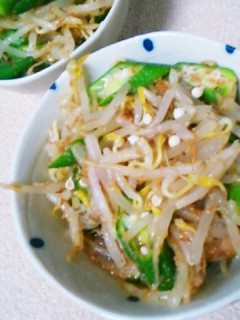 もやしとオクラのおかかポン酢-レシピのメイン写真