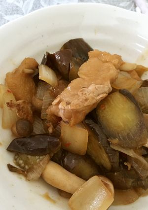 なすと白身魚(かじき)の甘酢炒め-レシピのメイン写真