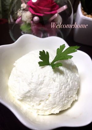 材料② 手作りホワイトチーズ-レシピのメイン写真