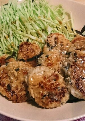 ( 'ω'o[なめたけin鶏バーグ]o-レシピのメイン写真