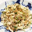 やみつき!ササミとねぎの搾菜和え