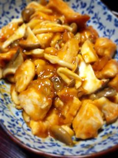 鶏胸肉ときのこのピリ辛炒め-レシピのメイン写真