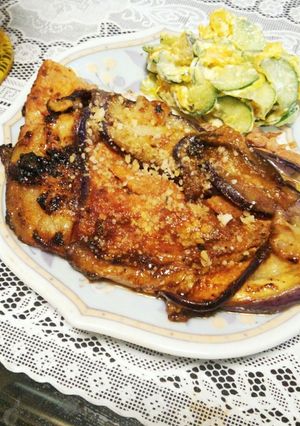 豚肉とナスでガレット風-レシピのメイン写真
