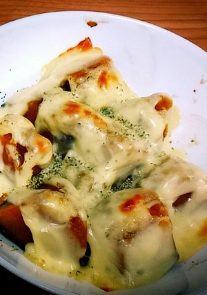簡単リメイク！カボチャ煮のマヨチーズ焼き-レシピのメイン写真