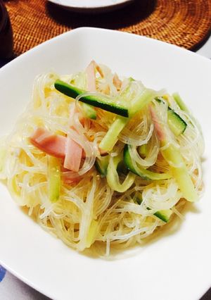 ポン酢で簡単☆春雨サラダ-レシピのメイン写真