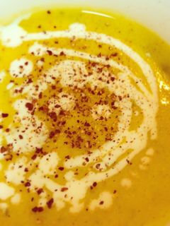 ごろごろかぼちゃスープ+ココナッツオイル-レシピのメイン写真