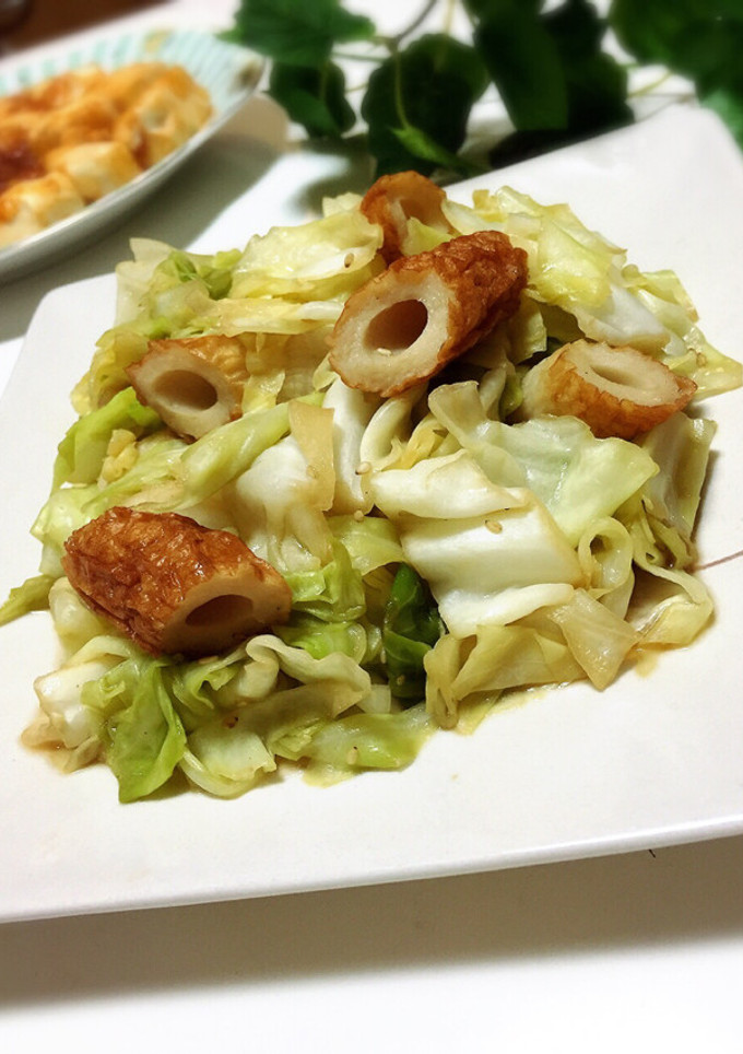 *＊キャベツとちくわの簡単炒め＊*-レシピのメイン写真