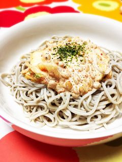 簡単★キムチ納豆そば!-レシピのメイン写真