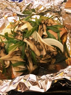 サーモンのバター醤油ホイル焼き-レシピのメイン写真