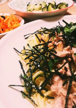 トリュフ風味醤油の和風ツナパスタ-レシピのメイン写真