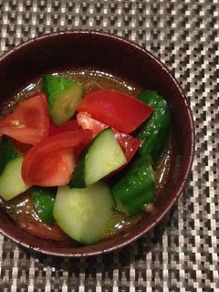 すぐ出せる♪トマトとキュウリのマリネ-レシピのメイン写真