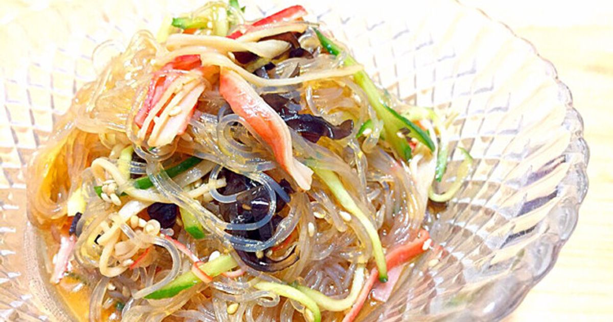 ぽん酢使用で簡単！中華風春雨サラダ♪ by AYACHIN＊ 【クックパッド