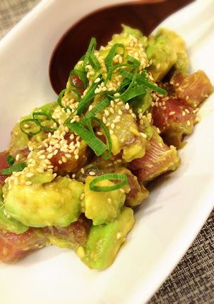 アボカドとマグロ 柚子胡椒風味で♪-レシピのメイン写真