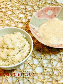 夏バテ解消!ちょっと甘めの麦とろごはん♪-レシピのメイン写真
