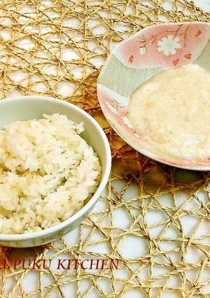 夏バテ解消!ちょっと甘めの麦とろごはん♪-レシピのメイン写真