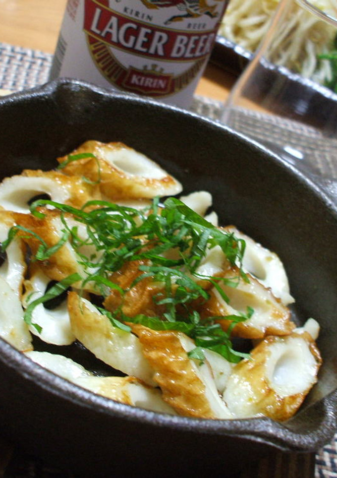 柚子胡椒バター焼きちくわ-レシピのメイン写真