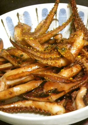お酒の友♡イカげそバター醤油-レシピのメイン写真