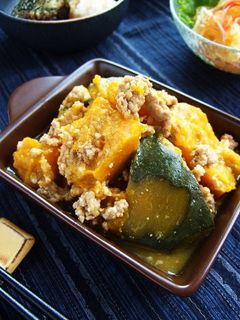 挽き肉とカボチャの生姜味噌煮☆【圧力鍋】-レシピのメイン写真