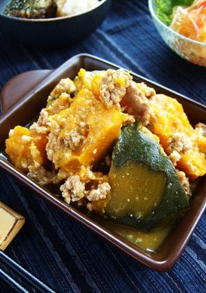挽き肉とカボチャの生姜味噌煮☆【圧力鍋】-レシピのメイン写真