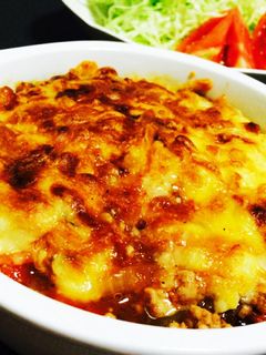 茄子とトマトのミートグラタン-レシピのメイン写真
