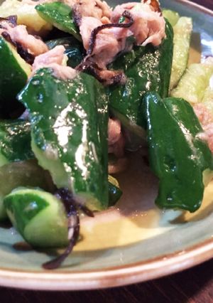 お弁当に☆ 叩き胡瓜の塩昆布炒め-レシピのメイン写真