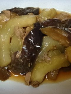 瓜となすの煮物-レシピのメイン写真