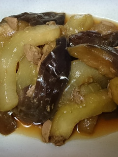 瓜となすの煮物-レシピのメイン写真