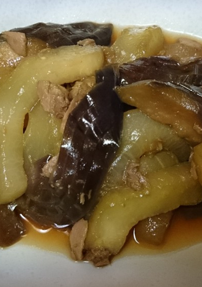 瓜となすの煮物-レシピのメイン写真
