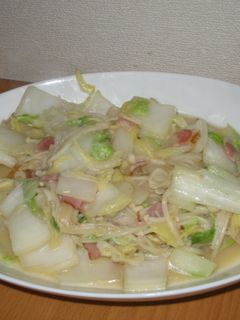 白菜のバター炒め♪-レシピのメイン写真