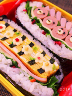 お花のおにぎらず-レシピのメイン写真