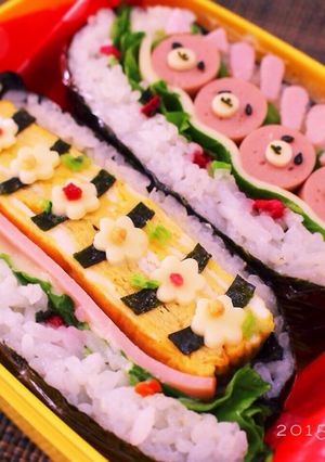 お花のおにぎらず-レシピのメイン写真