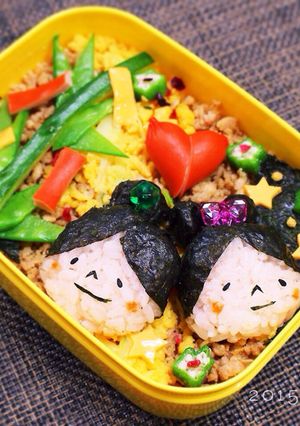 七夕 キャラ弁-レシピのメイン写真