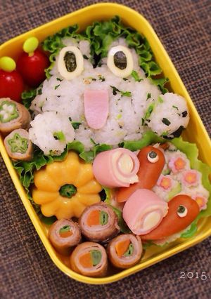 LINE レナード キャラ弁-レシピのメイン写真