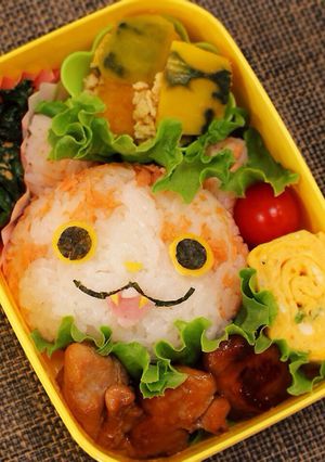 ジバニャン 妖怪ウォッチ キャラ弁-レシピのメイン写真