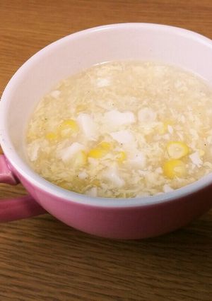 ふわっとろ♡絶品玉子スープ-レシピのメイン写真