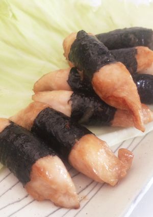 お弁当にも☆ささみののり巻きスティック-レシピのメイン写真