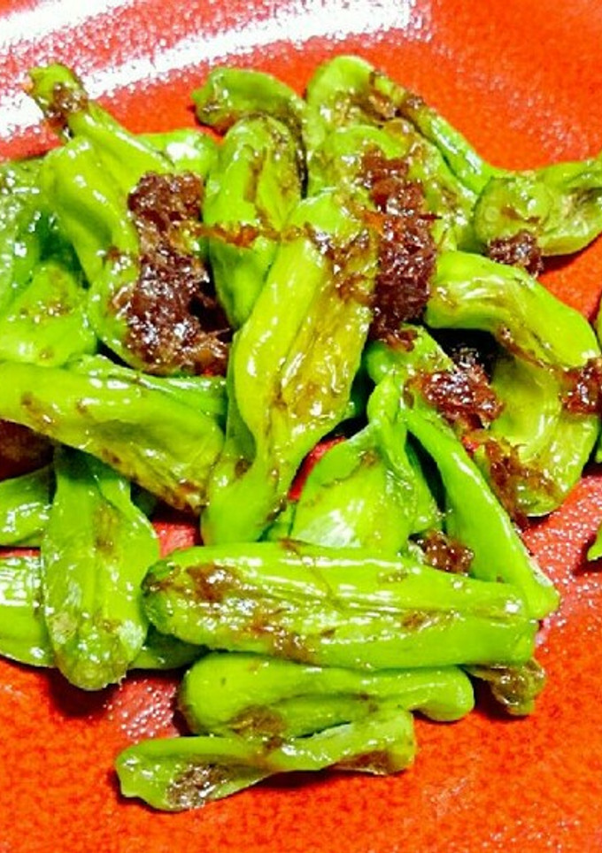 簡単！オカンのししとうオカカ炒め！-レシピのメイン写真
