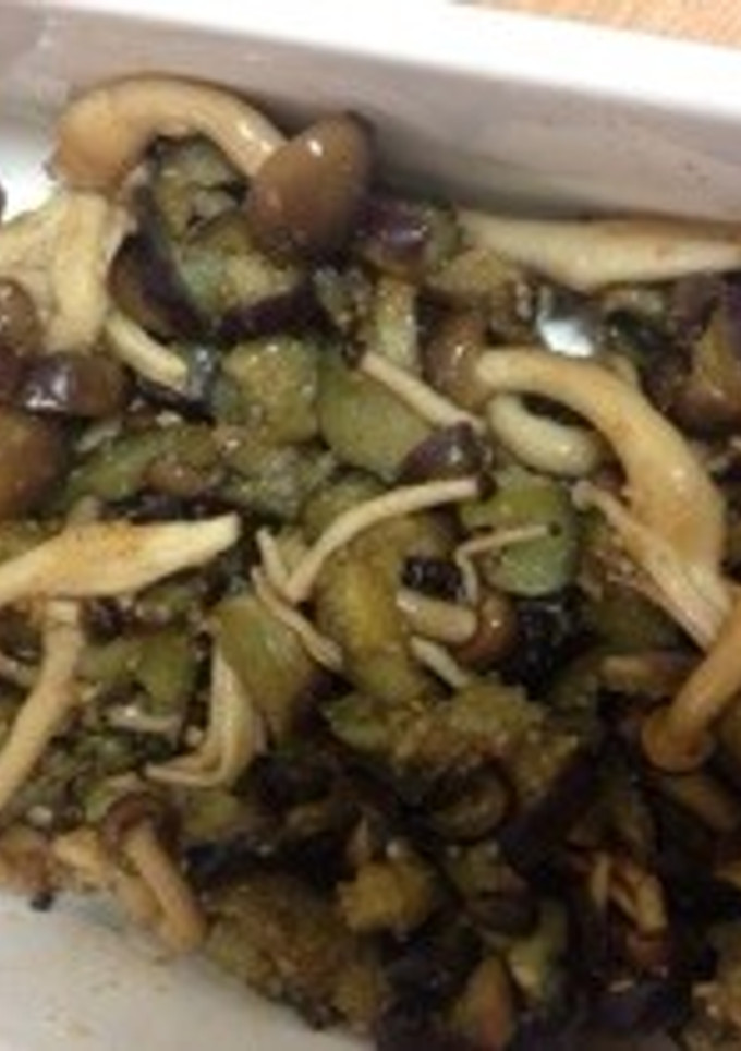 茄子としめじの胡麻和え-レシピのメイン写真