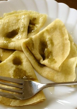 宇治抹茶入りで大人の味!ふんわりクレープ-レシピのメイン写真