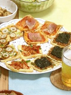 簡単!おしゃれ☺あぶらあげピザ-レシピのメイン写真