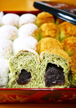 お彼岸にもどうぞ。よもぎ餅風ちぎりパン-レシピのメイン写真