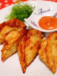 【まぐろ魚醤レシピ】簡単揚げ餃子-レシピのメイン写真