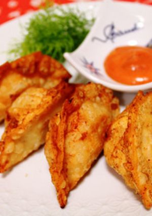【まぐろ魚醤レシピ】簡単揚げ餃子-レシピのメイン写真
