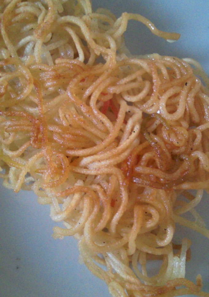 そうめんをリメイク♪そうめんで揚げめん-レシピのメイン写真