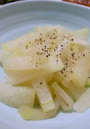 とうがんのバターソテー 納豆のたれ風味☆-レシピのメイン写真
