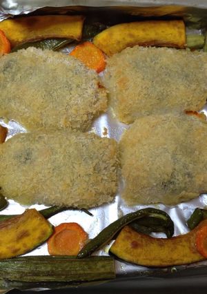 冷凍フライをオーブンで焼いちゃお☆-レシピのメイン写真