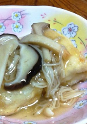 【まぐろ魚醤レシピ】魚醤揚げだし豆腐-レシピのメイン写真